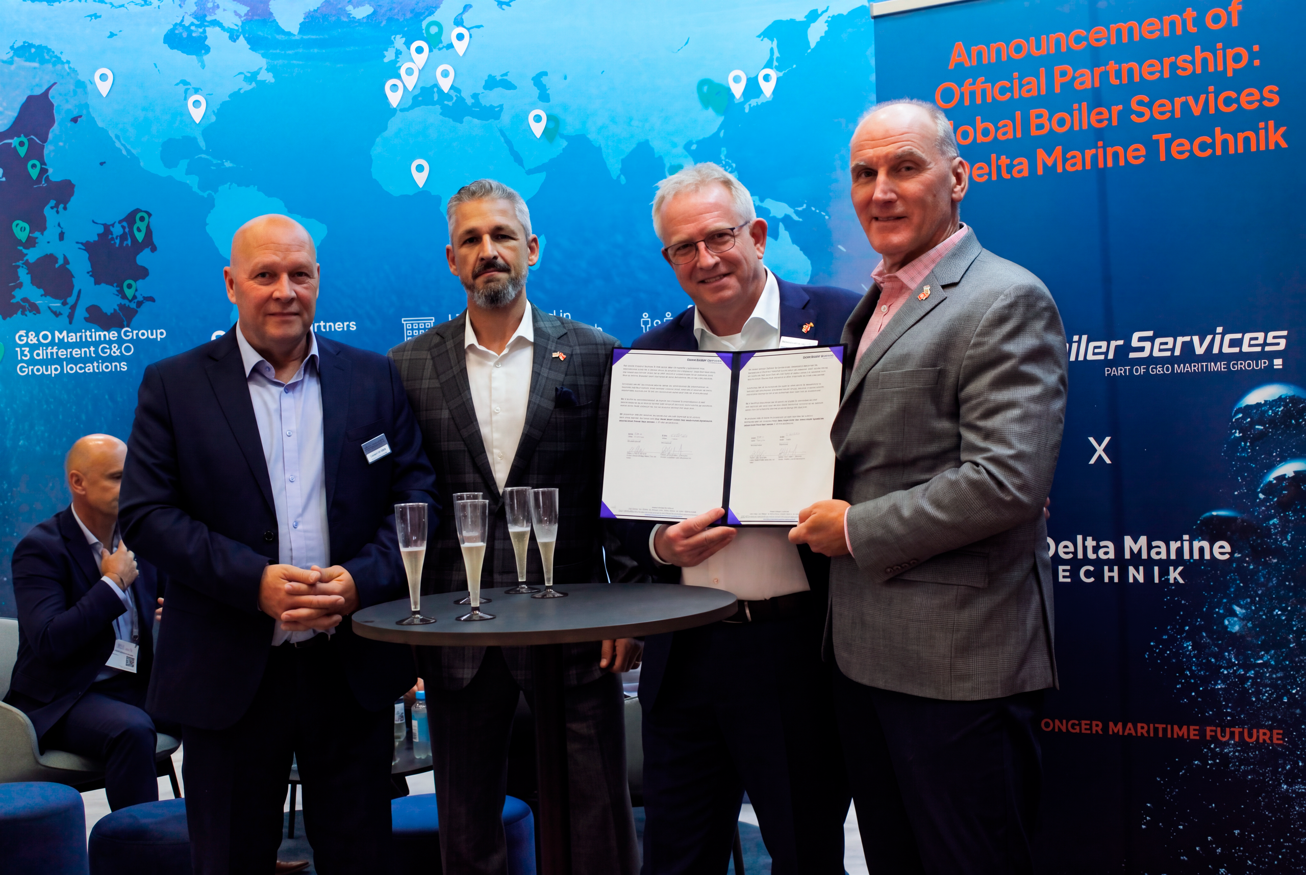 Global Boiler Services and Delta Marine Technik LLC new partnership agreement